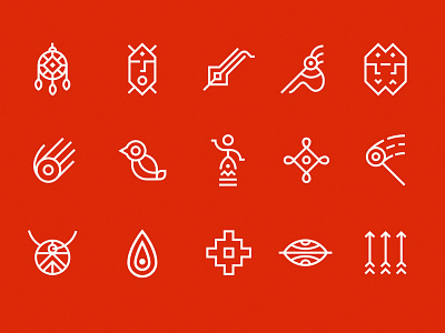 Icons for INAYA Festival website