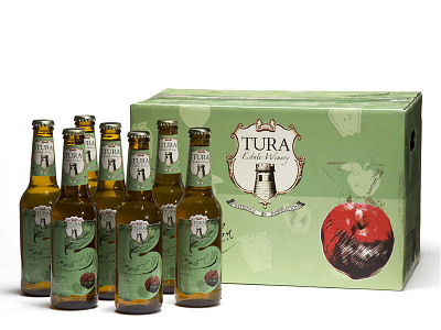 Cider branding design labels package design