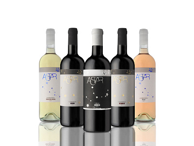 Astar Winery - Branding of a boutique winery branding design labels package design wine