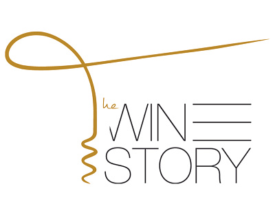 THE WINE STORY branding design logo wine
