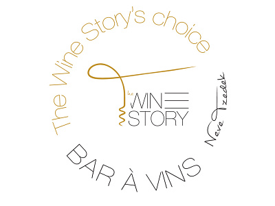 THE WINE STORY branding design logo wine