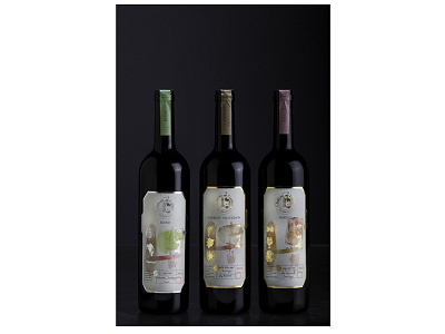 Chateau de Galilee branding design labels wine