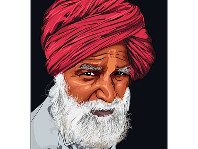 An old Indian man.