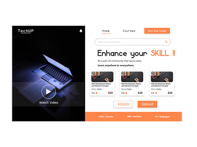 TechUp Website Design