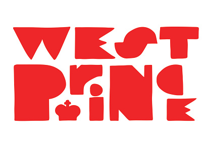 West Prince Logo branding design flat logo minimal vector