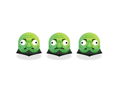 3 Green Heads