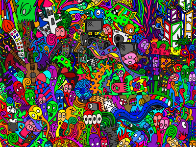 Chaos chaos colors illustration ruben