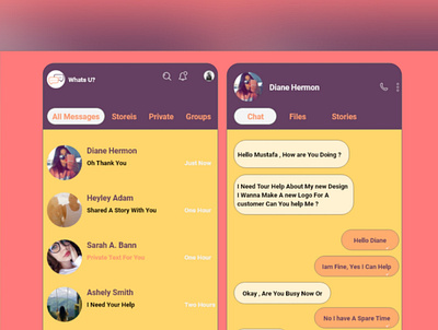 WhatsU Messaging App