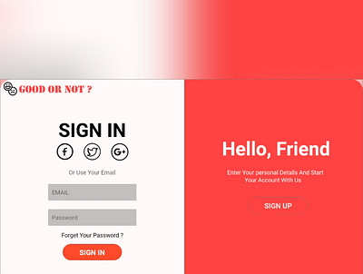 Good Or Not Website animation design illustration logo ui ux web website