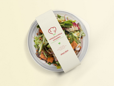Dona Ilma Package branding caregiver clean food green inocent restaurant vegan