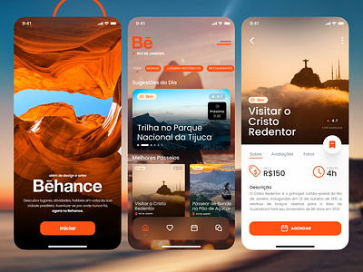 Behance Travel and Adventure App
