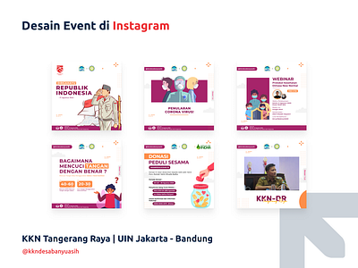 KKN Tangerang Raya Design on Instagram design illustration kkn uin