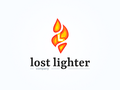 logo | Lost Lighter fire loghter logo logotype lost