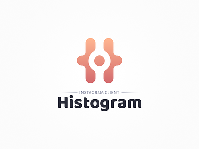 logo | Histogram app design logo logotype