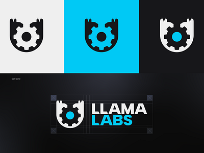 Llama Labs logo branding design graphic design logo web3