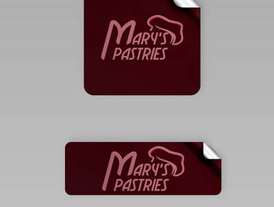 MARYS PASTRY branding logo logodesign logos logotype