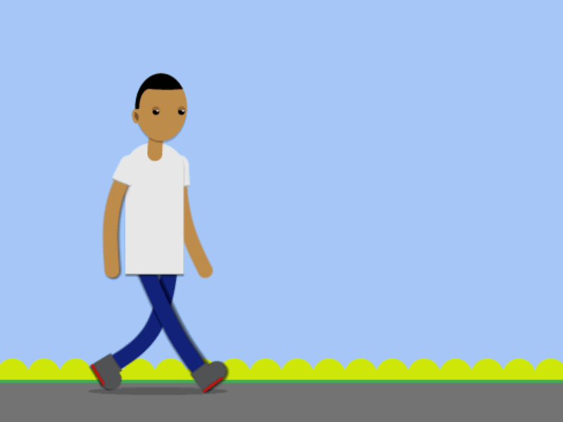 Walk Cycle Test animated gif animation gif walk cycle