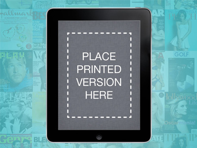 Print in Digital Clothing: The Problem with Magazine Apps app illustration ipad magazine photoshop