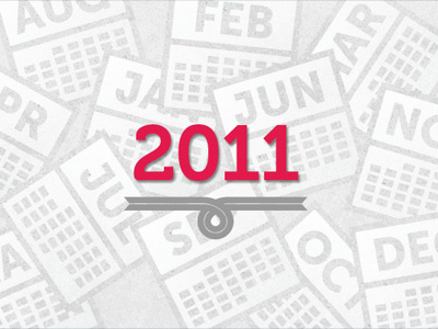 The Year According To Sparksheet 2011 calendar month year