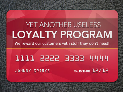 The Humanization of Customer Loyalty card illustration leather photoshop