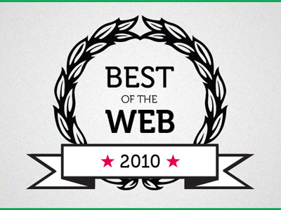 Let’s Call it a Year: Best of the Web 2010 illustration illustrator ribbon stars wreath