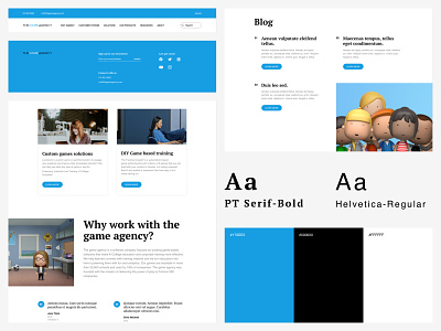 TGA Concept Website Redesign art direction design digital digital design typography uiux visual design website