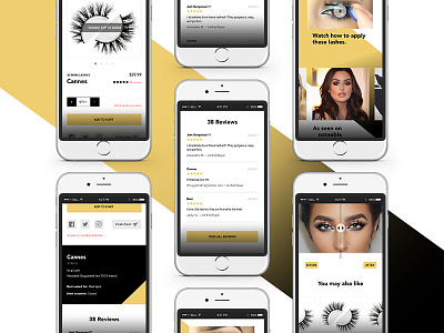 Beauty M-PDP Concept beauty digital design mobile responsive retail uiux visual design webdesign