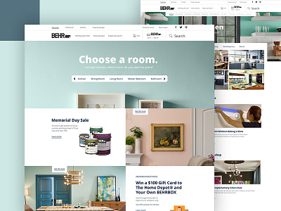 Behr - UI/UX Concept Redesign