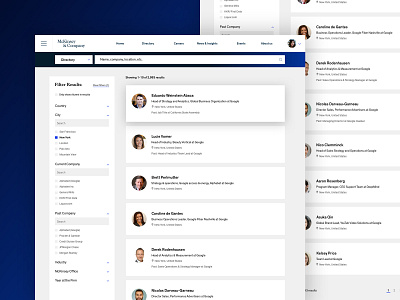 McKinsey - Alumni Directory Refresh