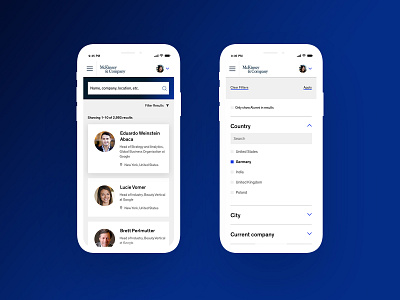 McKinsey - Alumni Directory Mobile Refresh