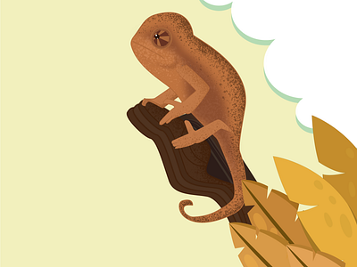 My lovely Chameleon ai animal design illustrator vector