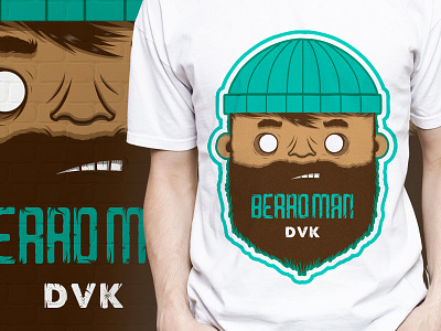 Beardman beard hipster shirt t shirt tee threadless