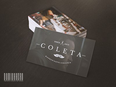 Business cards. 3d barbercrew barbers3puntocero barbershop behance business cards design domivakero new shoot