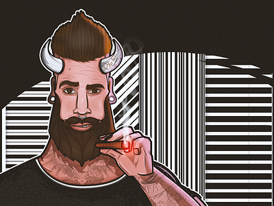 Bigfalobill animal behance branding clothes identity logo new shoot sketch smoke tattoo wear