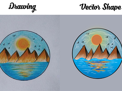 Drawing to VECTOR shape