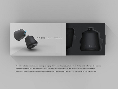 Pitch Wireless Speaker Packaging branding packaging speaker