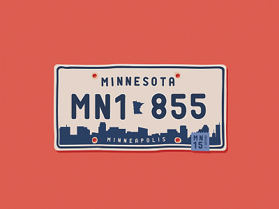 Minnesota Plates license minnesota plate