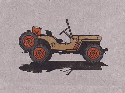 Jeepers, This Gives Me The Willys illustration jeep willys