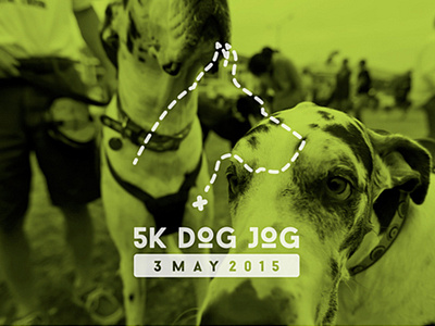 5K Dog Jog dog jog poster