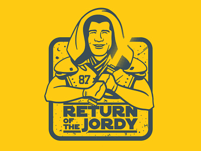 Return of the Jordy illustration jedi jordy packers