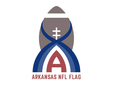 Arkansas NFL Flag Team Logo