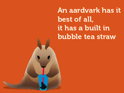 Boba Guys Aardvark aardvark bubble tea