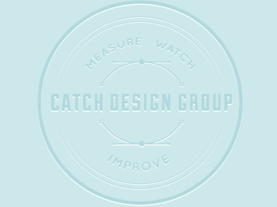 Catch Design Group Embossed catch duke internal branding