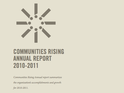 Communities Rising Annual Report annual report art education communities rising education india