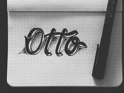 Otto / sketch handmade lettering sketch typo typography