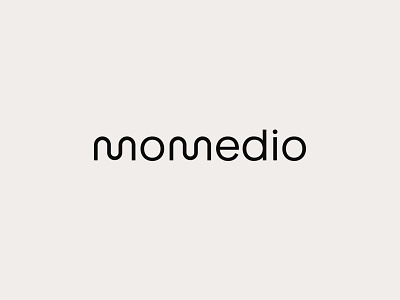 Momedio Logotype app app design brand design brand identity branding logo logodesign visual identity