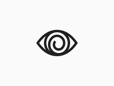 Eye branding design handmade logo vector