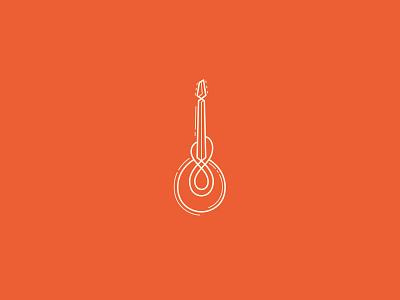 Guitar branding guitar illustration illustrator logo mark vector