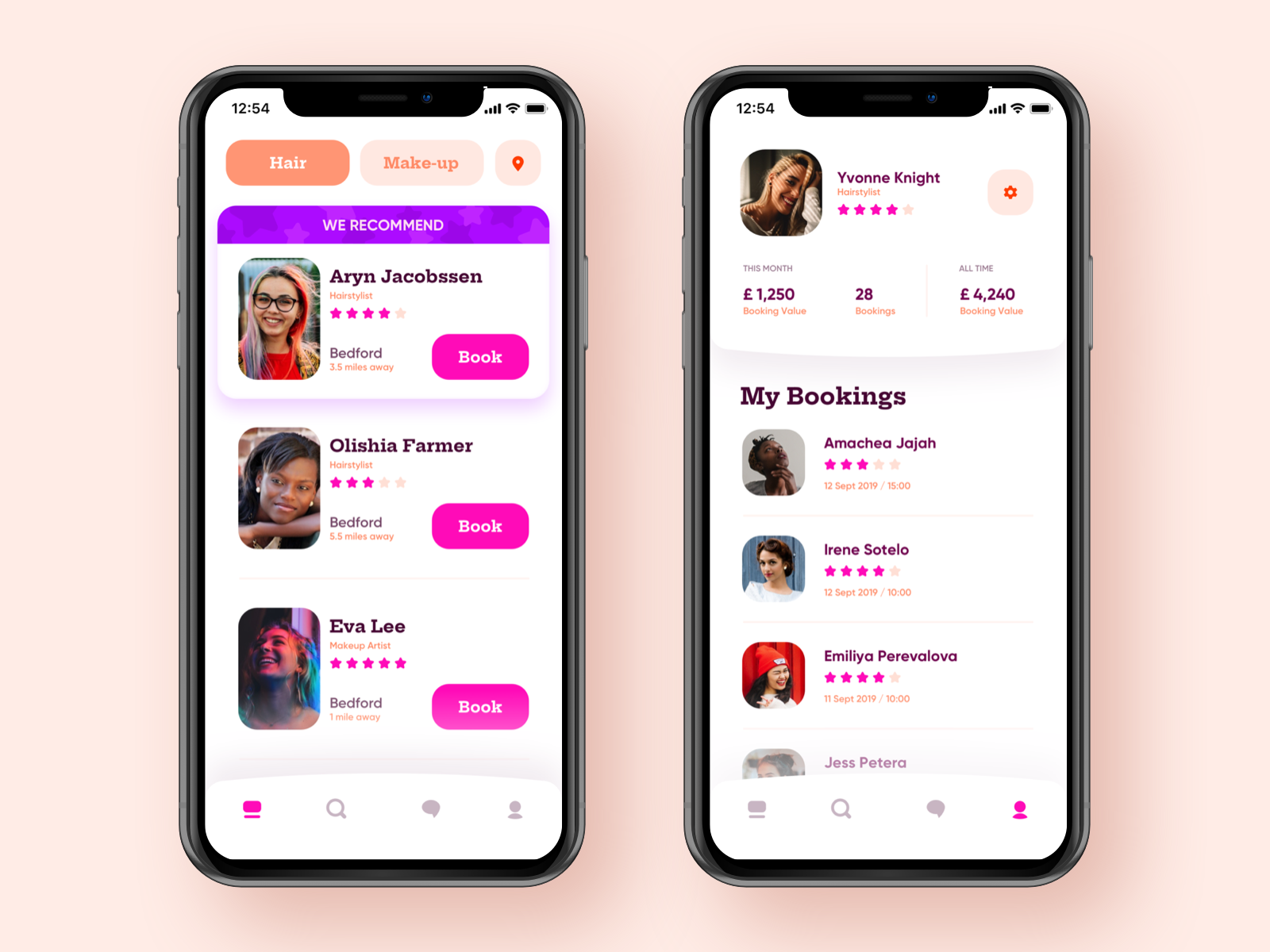 Beauty App Design by Jānis Kormis on Dribbble