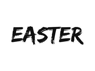 Easter design easter print typography